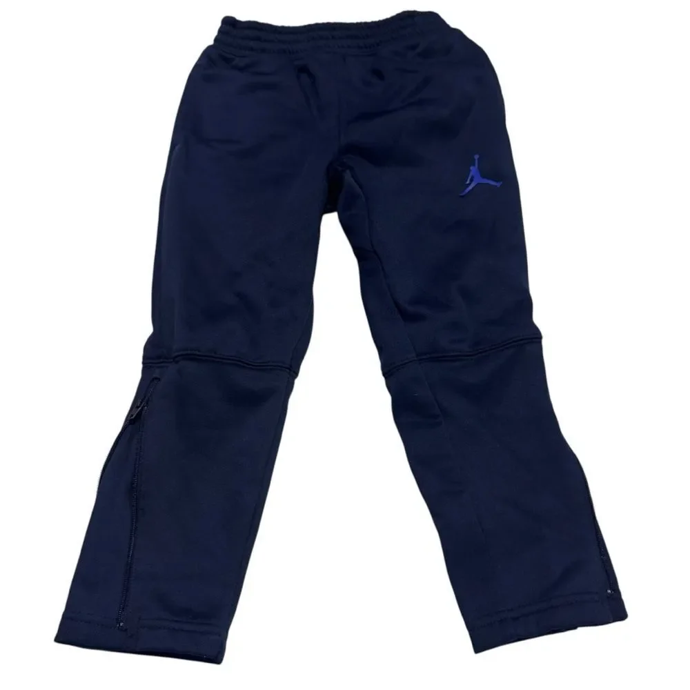 Nike Air Jordan Navy Blue Straight Leg Athletic Sweatpants